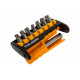 Набор вставок бит 1/4", PH, PZ, SL, Torx, 15 предметов TOLSEN TT20365