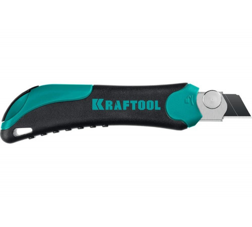 KRAFTOOL 18 мм, сегментированное лезвие, автостоп, автозамена, дополнительный фиксатор, нож AK-18 09193_z02 KRAFTOOL 18 мм, сегментированное лезвие, автостоп, автозамена, дополнительный фиксатор, нож AK-18 09193_z02