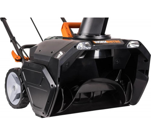 Снегоуборщик WORX WG471E аккумуляторный 40V 50см, бесщеточный, с двумя АКБ на 4Ач и двойным ЗУ в 2A+2А Снегоуборщик WORX WG471E аккумуляторный 40V 50см, бесщеточный, с двумя АКБ на 4Ач и двойным ЗУ в 2A+2А