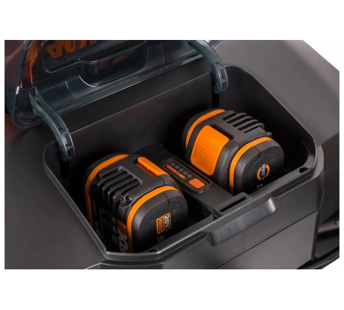 Снегоуборщик WORX WG471E аккумуляторный 40V 50см, бесщеточный, с двумя АКБ на 4Ач и двойным ЗУ в 2A+2А Снегоуборщик WORX WG471E аккумуляторный 40V 50см, бесщеточный, с двумя АКБ на 4Ач и двойным ЗУ в 2A+2А