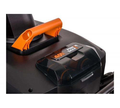 Снегоуборщик WORX WG471E аккумуляторный 40V 50см, бесщеточный, с двумя АКБ на 4Ач и двойным ЗУ в 2A+2А Снегоуборщик WORX WG471E аккумуляторный 40V 50см, бесщеточный, с двумя АКБ на 4Ач и двойным ЗУ в 2A+2А