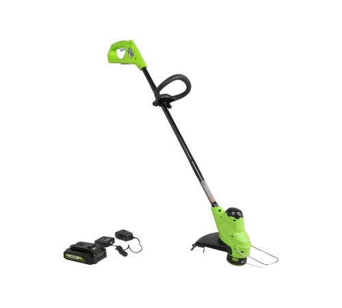Триммер Greenworks G24LT25 24V 2 Ач АКБ и ЗУ (25 см) аккумуляторный