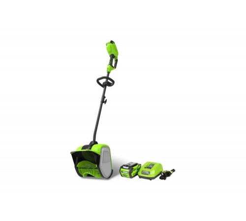 Аккумуляторный снегоуборщик GreenWorks 40V, 30 см, бесщеточный, с 1хАКБ 5 Ач и ЗУ 2600807UG Аккумуляторный снегоуборщик GreenWorks 40V, 30 см, бесщеточный, с 1хАКБ 5 Ач и ЗУ 2600807UG