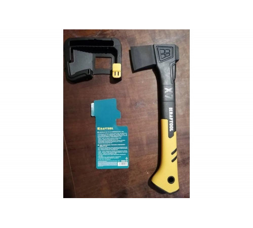 KRAFTOOL X7 640/715 г, в чехле, 360 мм, Универсальный топор (20660-07) KRAFTOOL X7 640/715 г, в чехле, 360 мм, Универсальный топор (20660-07)
