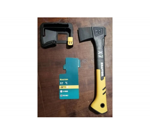 KRAFTOOL X7 640/715 г, в чехле, 360 мм, Универсальный топор (20660-07) KRAFTOOL X7 640/715 г, в чехле, 360 мм, Универсальный топор (20660-07)