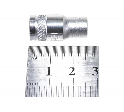 KRAFTOOL 1/4", 6 мм, Cr-V сталь, хромированная, торцовая головка 27815-06_z01