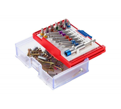 Набор вставок (бит) 1/4", PH, PZ, Hex, Torx, Slotted, 19 предметов МАСТАК 058-10019C Набор вставок (бит) 1/4", PH, PZ, Hex, Torx, Slotted, 19 предметов МАСТАК 058-10019C