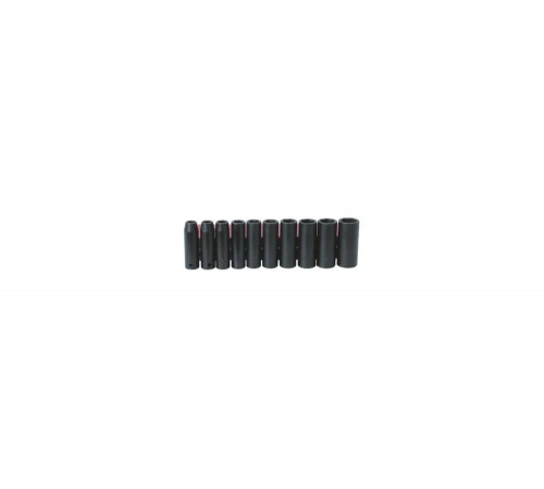 Набор ударных головок удлиненных SIS-4401 (10 шт; 1/2"DR; CR-VA) SUMAKE 637000