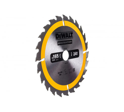 Пильный диск CONSTRUCT (165х20 мм; 24 ATB) DEWALT DT1934