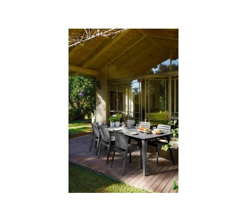 Стол Keter Lima 160 графит 226499 Стол Keter Lima 160 графит 226499