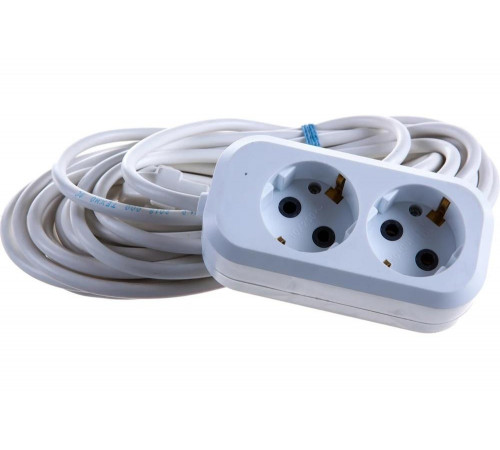 Бытовой удлинитель RUCELF 2 гнезда ПВС 3х1 RU-02-310-10PZ 00-00003165 Бытовой удлинитель RUCELF 2 гнезда ПВС 3х1 RU-02-310-10PZ 00-00003165