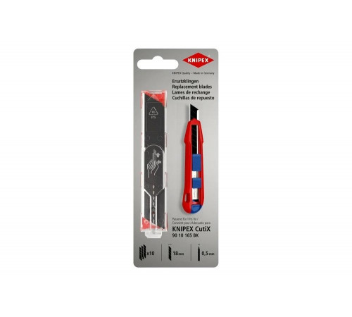 Лезвия для ножа CutiX KN-9010165BK 10 шт Knipex KN-9010165E02 Лезвия для ножа CutiX KN-9010165BK 10 шт Knipex KN-9010165E02