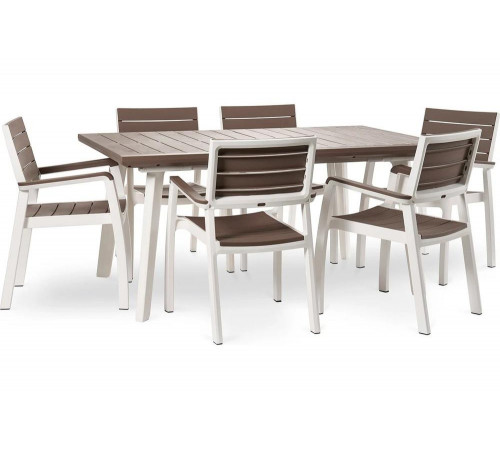 Стол Keter Harmony Extendable Cappuccino brown 230758 Стол Keter Harmony Extendable Cappuccino brown 230758