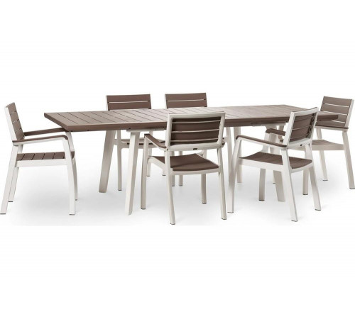 Стол Keter Harmony Extendable Cappuccino brown 230758 Стол Keter Harmony Extendable Cappuccino brown 230758