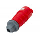 Переносная розетка IEK ССИ-214, 16А-6ч/380-415В, 3Р+РЕ, IP44, MAGNUM PSN22-016-4