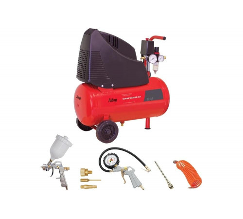 Компрессор FUBAG HOUSE MASTER KIT+ 5 OL 195/24 + 5 предметов 8213800KOA610 (8213800KOA541) Компрессор FUBAG HOUSE MASTER KIT+ 5 OL 195/24 + 5 предметов 8213800KOA610 (8213800KOA541)