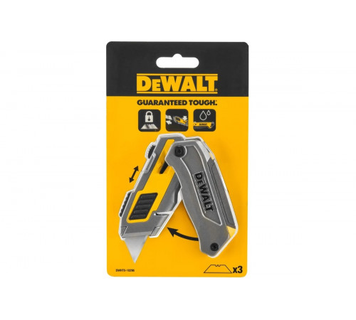 Нож складной DEWALT с выдвижным лезвием DWHT10296