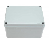 Распаечная коробка IEK открытой проводки,150x110x85, IP44, RAL7035, гладкие стенки, КМ41261 UKO11-150-110-085-K41-44