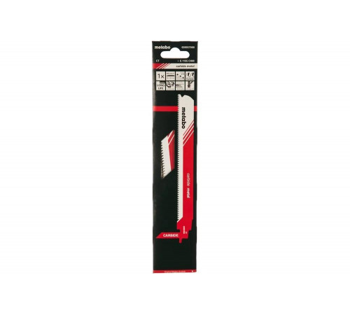 Пилка S1155CHM CARBIDE (1 шт; 225/3 мм) для сабельных пил Metabo 626557000
