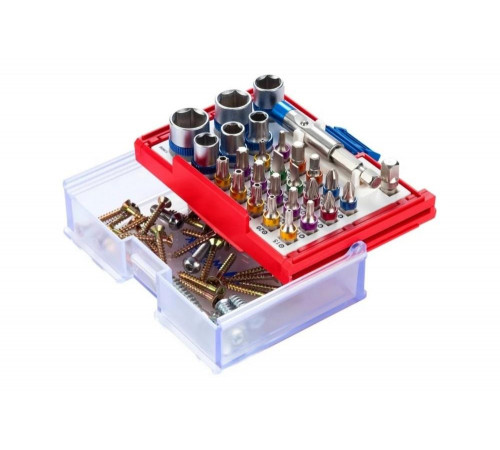 Набор вставок (бит) 1/4", PH, PZ, Hex, Torx, Slotted, 28 предметов МАСТАК 058-10028C Набор вставок (бит) 1/4", PH, PZ, Hex, Torx, Slotted, 28 предметов МАСТАК 058-10028C