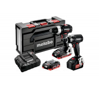 Набор аккумуляторных инструментов Metabo Combo Set BS18LTBLSE+SSW400LTXBLSE 685220960