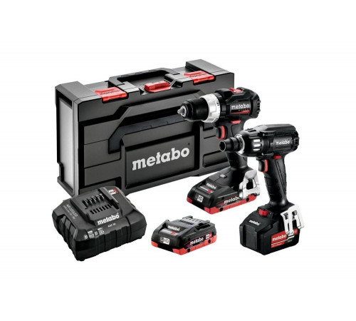 Набор аккумуляторных инструментов Metabo Combo Set BS18LTBLSE+SSW400LTXBLSE 685220960 Набор аккумуляторных инструментов Metabo Combo Set BS18LTBLSE+SSW400LTXBLSE 685220960