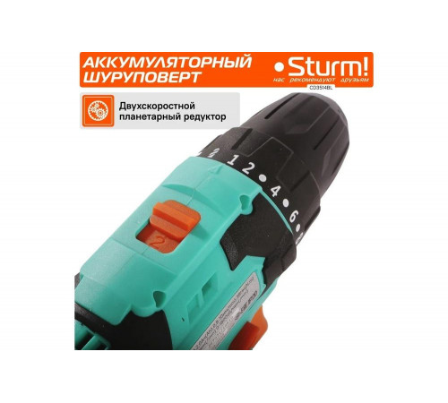 Аккумуляторный шуруповерт Sturm CD3514BL Аккумуляторный шуруповерт Sturm CD3514BL