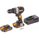 Ударная аккумуляторная дрель-шуруповерт WORX WX352