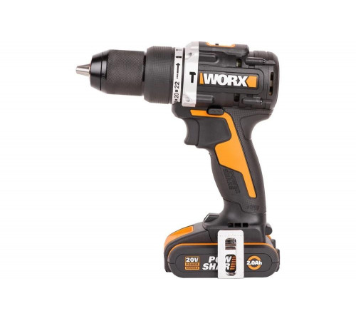 Ударная аккумуляторная дрель-шуруповерт WORX WX352 Ударная аккумуляторная дрель-шуруповерт WORX WX352