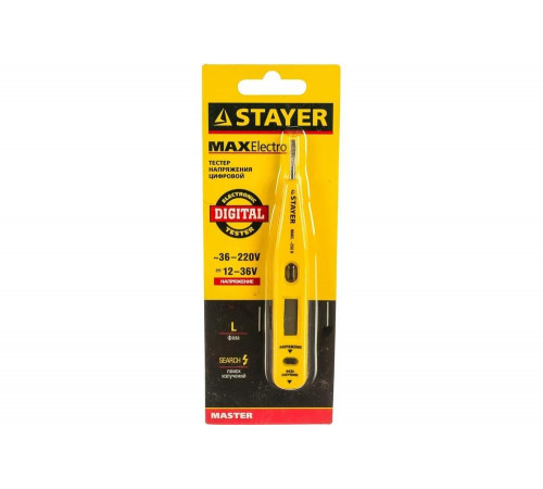 STAYER 12-220 В, 125 мм, тестер напряжения 45290
