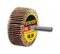 Круг шлифовальный лепестковый на шпильке STAYER P60, 50x20 мм 36607-060