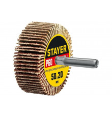 Круг шлифовальный лепестковый на шпильке STAYER P60, 50x20 мм 36607-060