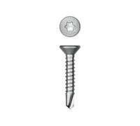Нержавеющие саморезы KRAFTOOL DS-C с потайной головкой, 25x3.5 мм, 600 шт. 300932-35-025