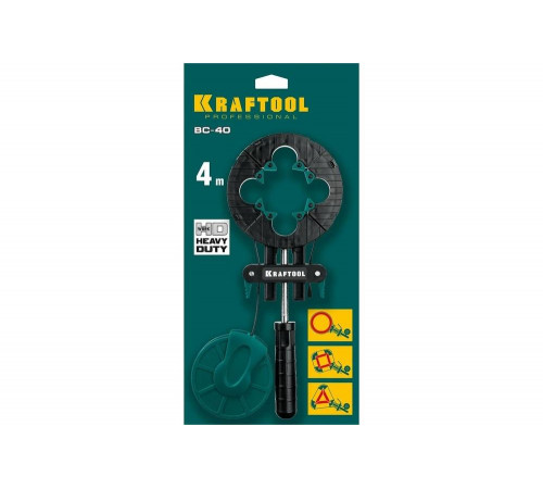 KRAFTOOL 4 м, ременная струбцина BC-40 32207-1