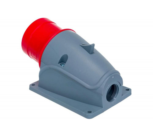 Стационарная вилка IEK ССИ-525 32А-6ч/200/346-240/415В 3Р+РЕ+N IP44 MAGNUM PSN52-032-5 Стационарная вилка IEK ССИ-525 32А-6ч/200/346-240/415В 3Р+РЕ+N IP44 MAGNUM PSN52-032-5