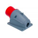 Стационарная вилка IEK ССИ-525 32А-6ч/200/346-240/415В 3Р+РЕ+N IP44 MAGNUM PSN52-032-5