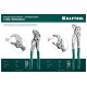 KRAFTOOL 180 мм, клещи переставные KNIX (Vise-Wrench) 22063
