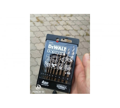 Набор сверл по металлу EX HSS-CO, 10 шт. DEWALT DT5935