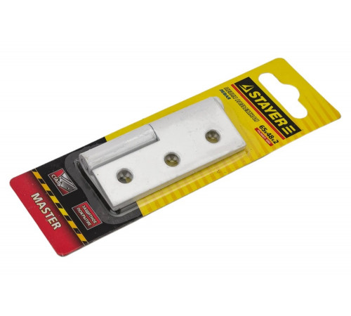 STAYER 65 x 48 x 2 мм, 1 шт., цвет белый, левая, петля разъемная 37613-65-2L Master STAYER 65 x 48 x 2 мм, 1 шт., цвет белый, левая, петля разъемная 37613-65-2L Master