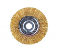 Щетка плоская (150х22.2 мм; латунированная волнистая 0.35 мм) для УШМ Elitech 1820.074800