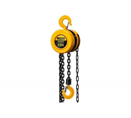 STAYER 1 т, 2,5 м, таль ручная цепная шестеренная ProLift 4308-1_z01 STAYER 1 т, 2,5 м, таль ручная цепная шестеренная ProLift 4308-1_z01