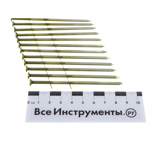 Барабанные гвозди N90C FUBAG 3,05x90 мм (4500 шт.) Барабанные гвозди N90C FUBAG 3,05x90 мм (4500 шт.)