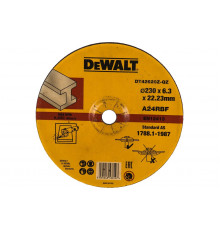 Круг обдирочный по металлу INDUSTRIAL 230х22,2 мм DEWALT DT42620Z