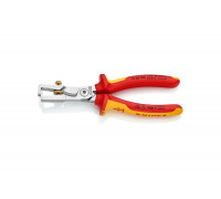 Стриппер-кабелерез KNIPEX StriX 2-в-1, для одно-многотонкожильного кабеля, VDE, L-180 мм KN-1366180