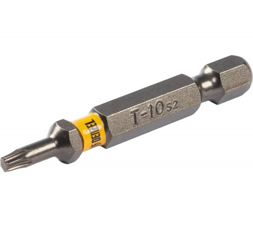 Набор бит TORX T10, 50 мм, сталь S2, шестигранный профиль, 10 шт Denzel 11667