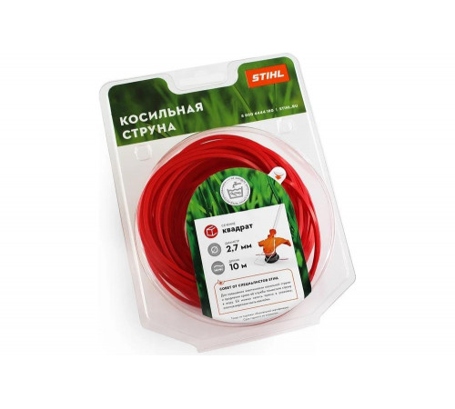 Косильная струна квадратного сечения 2.7 мм, 10 м Stihl 7028-871-0582 Косильная струна квадратного сечения 2.7 мм, 10 м Stihl 7028-871-0582
