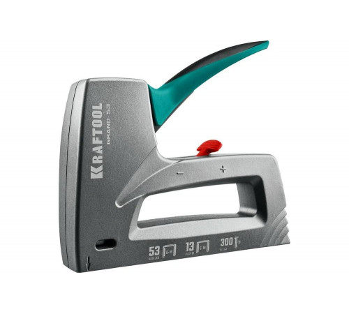 KRAFTOOL скобы тип 13, 53, 300, степлер алюминиевый GRAND-53 3193 KRAFTOOL скобы тип 13, 53, 300, степлер алюминиевый GRAND-53 3193