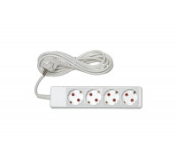 Бытовой удлинитель RUCELF 4 гнезда ПВС 3х0,75 RU-04-375-05PZ 00-00003158