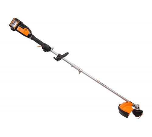 Бесщеточный аккумуляторный триммер WORX 40 В, 2х2.0 А*ч, двойное ЗУ 2x2A WG186E Бесщеточный аккумуляторный триммер WORX 40 В, 2х2.0 А*ч, двойное ЗУ 2x2A WG186E