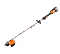 Бесщеточный аккумуляторный триммер WORX 40 В, 2х2.0 А*ч, двойное ЗУ 2x2A WG186E